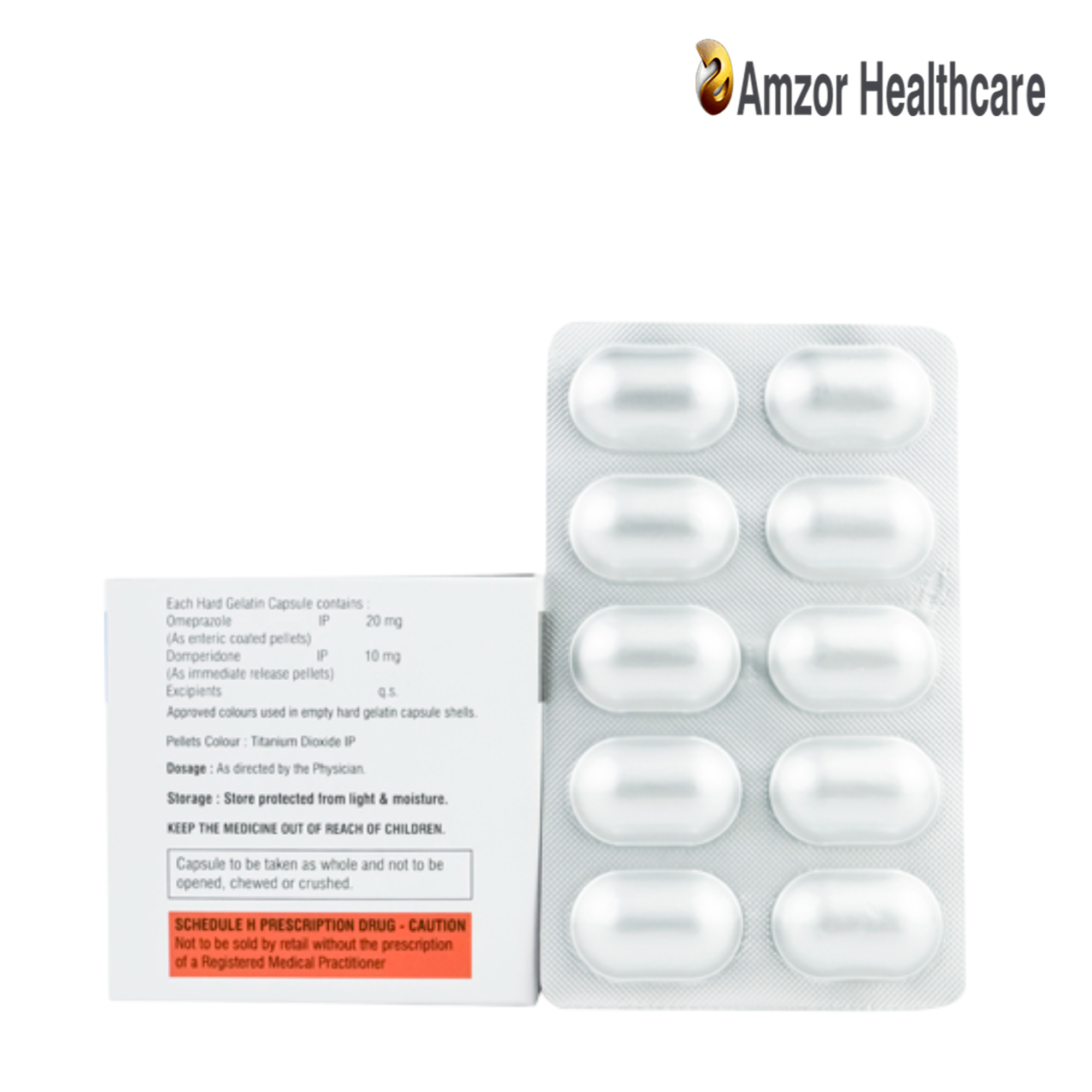 Omeprazole & Domperidone Capsules IP | Omiclear-D Omeprazole & Domperidone Capsules IP | Omiclear-D