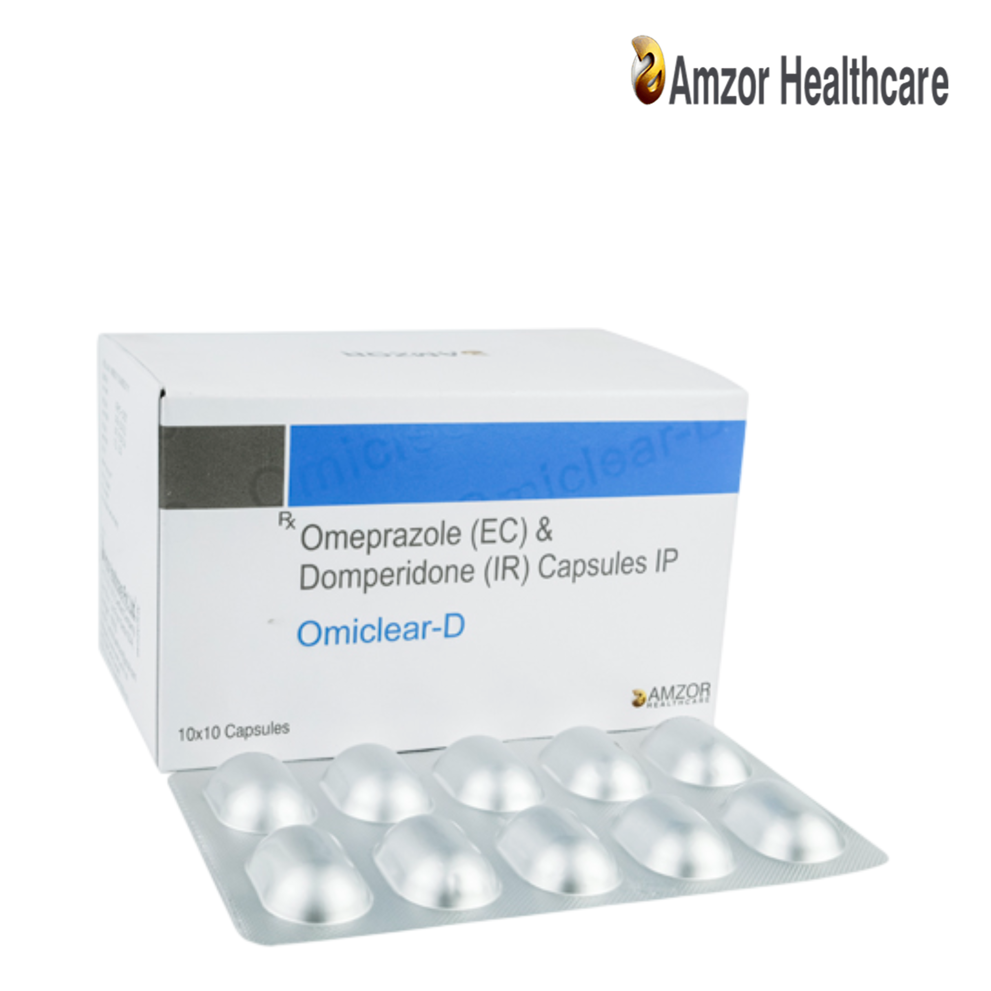 Omeprazole & Domperidone Capsules IP | Omiclear-D Omeprazole & Domperidone Capsules IP | Omiclear-D
