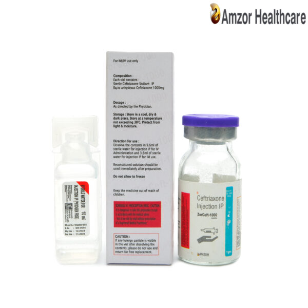 ZORCEFT-1000 Injection - Amzor Healthcare