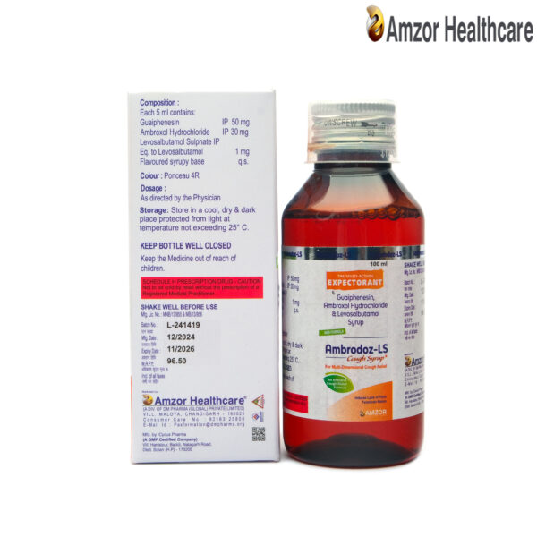 Ambrodoz-LS 100ml Cough Syrup