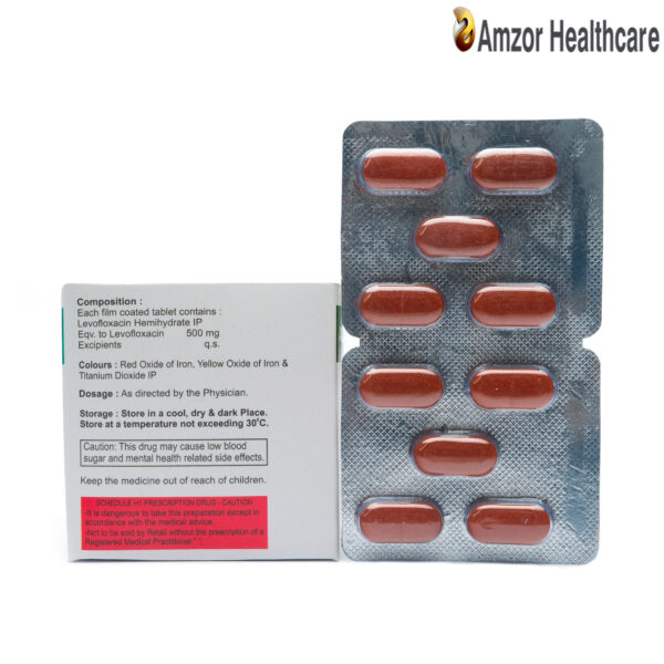 LEWOZOR-500 Tablets | Amzor Healthcare