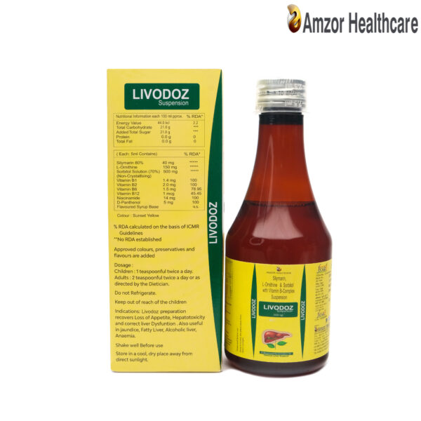 LIVODOZ Suspension 200ml | Amzor Healthcare