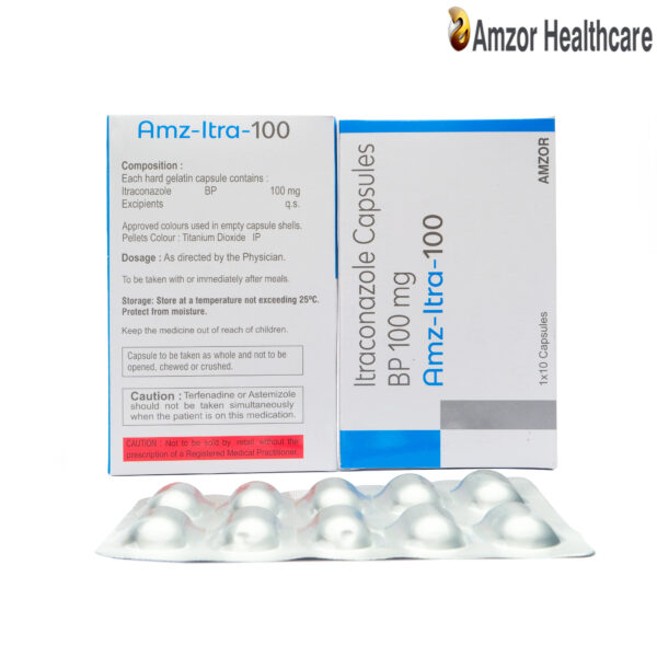 Amz-Itra-100 Capsules - Amzor Healthcare