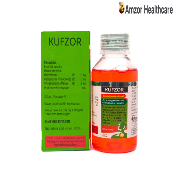 KUFZOR Cough Suppressant - Amzor Healthcare