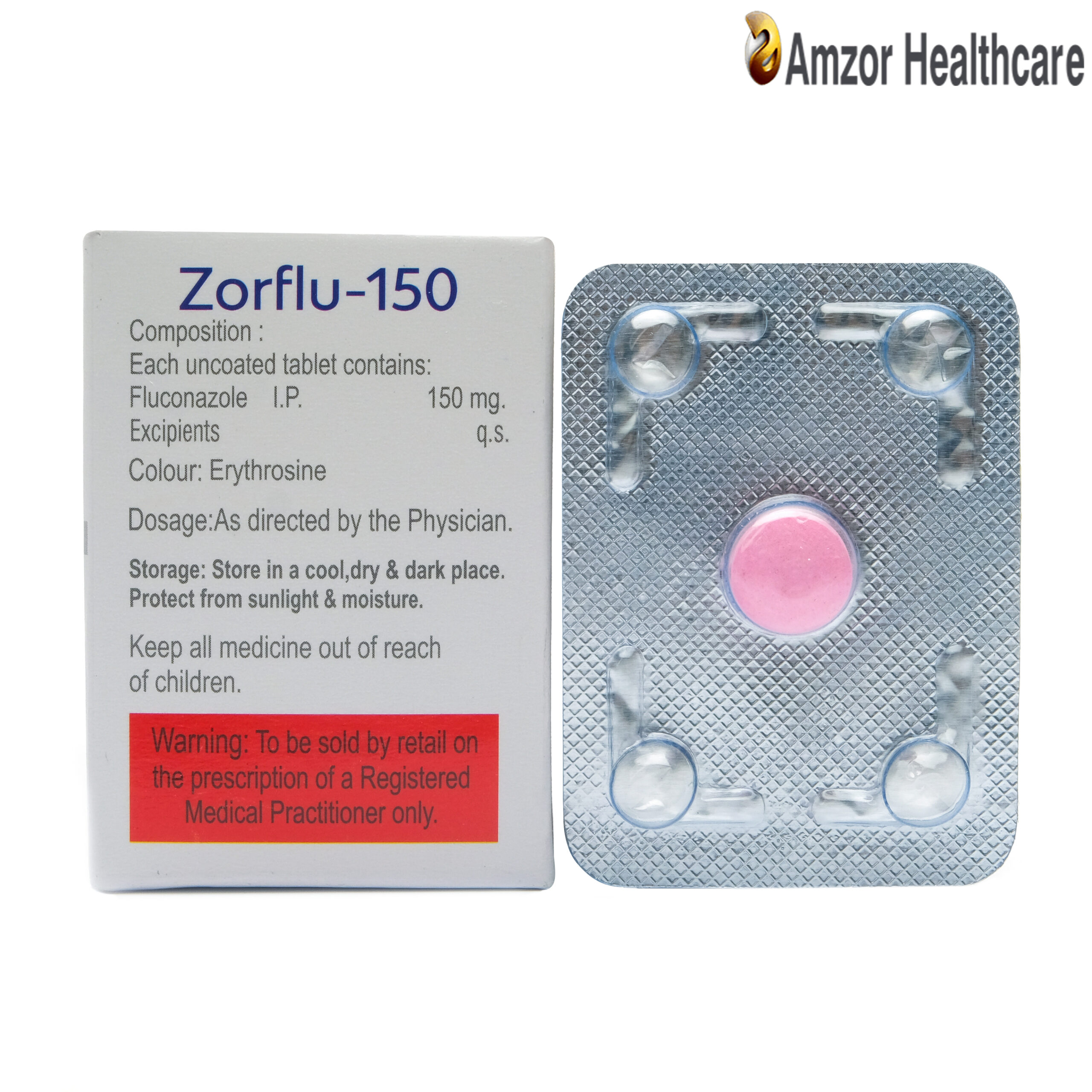 ZORFLU-150 (Fluconazole Tablet I.P. ) | Amzor Healthcare ZORFLU-150 (Fluconazole Tablet I.P. ) | Amzor Healthcare