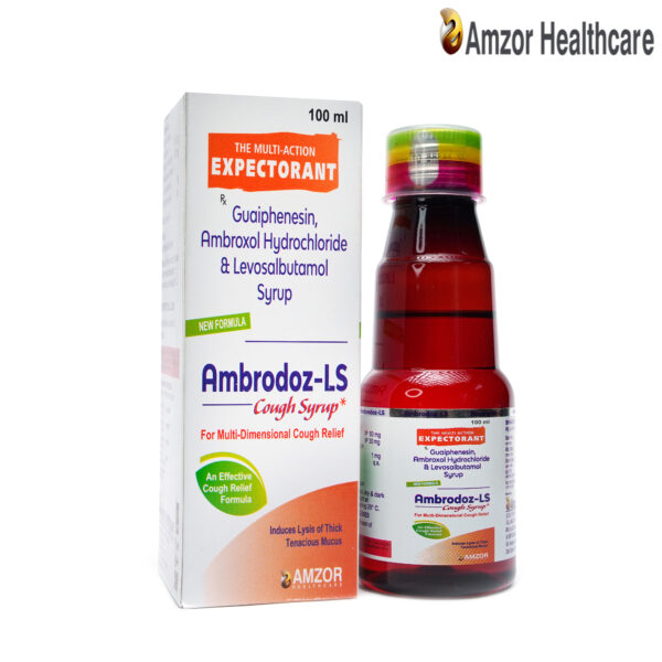 AMBRODOZ-LS 100ml Cough Syrup - Amzor Healthcare